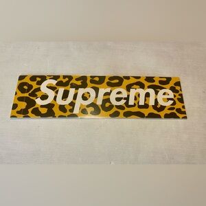 Supreme Shanghai box logo sticker